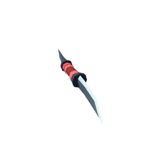 Dagger Double Red Left